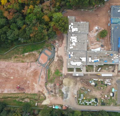 Keeney Elementary School aerial image