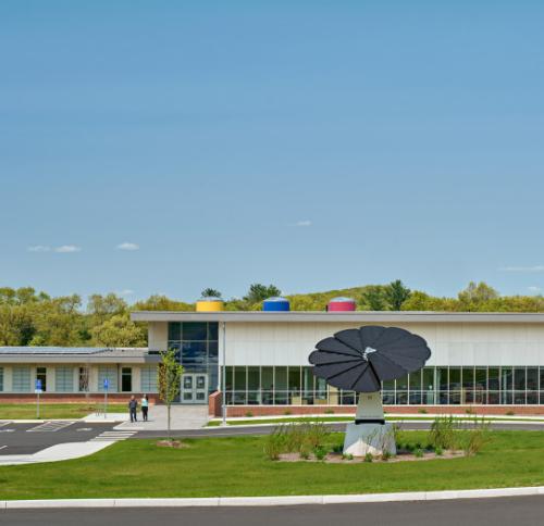 Front facing view of Buckley Elementary School