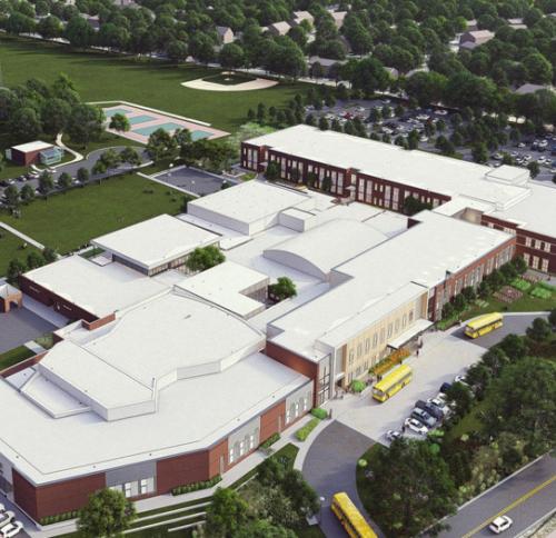 Rendering of Poolesville High School