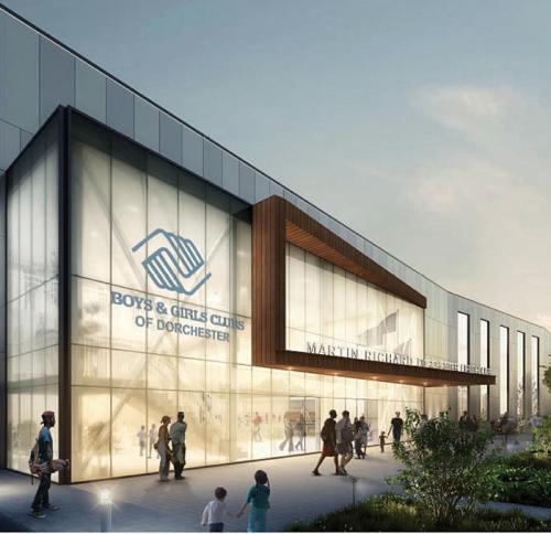 Illustration of the Martin Richard Fieldhouse