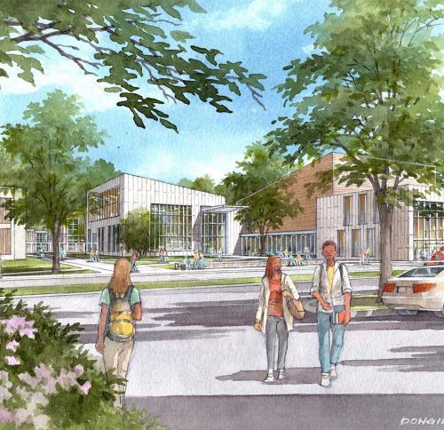Illustration of Nauset Regional High School