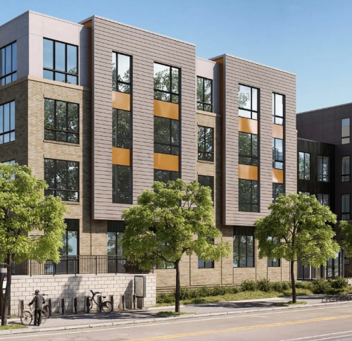 View of The Rozzie apartment complex