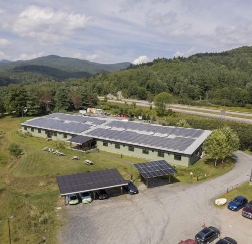 SunCommon Headquarters aerial photograph.