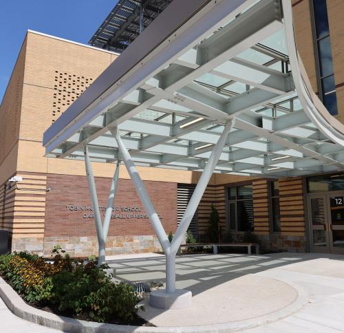 Entryway to Tobin Montessori School