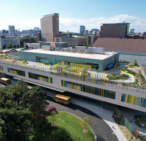 William E. Carter School aerial view
